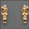 CZ American Diamond Eartops - AB1302A - Click here to View more details about this Product